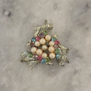 Vintage BSK brooch pin